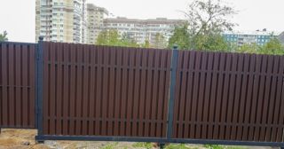 Купить распашные ворота из штакетника Алексеевка, цена от 2796 руб.