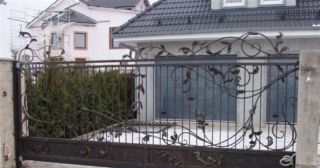Купить откатные ворота кованые Алексеевка, цена от 2849 руб.